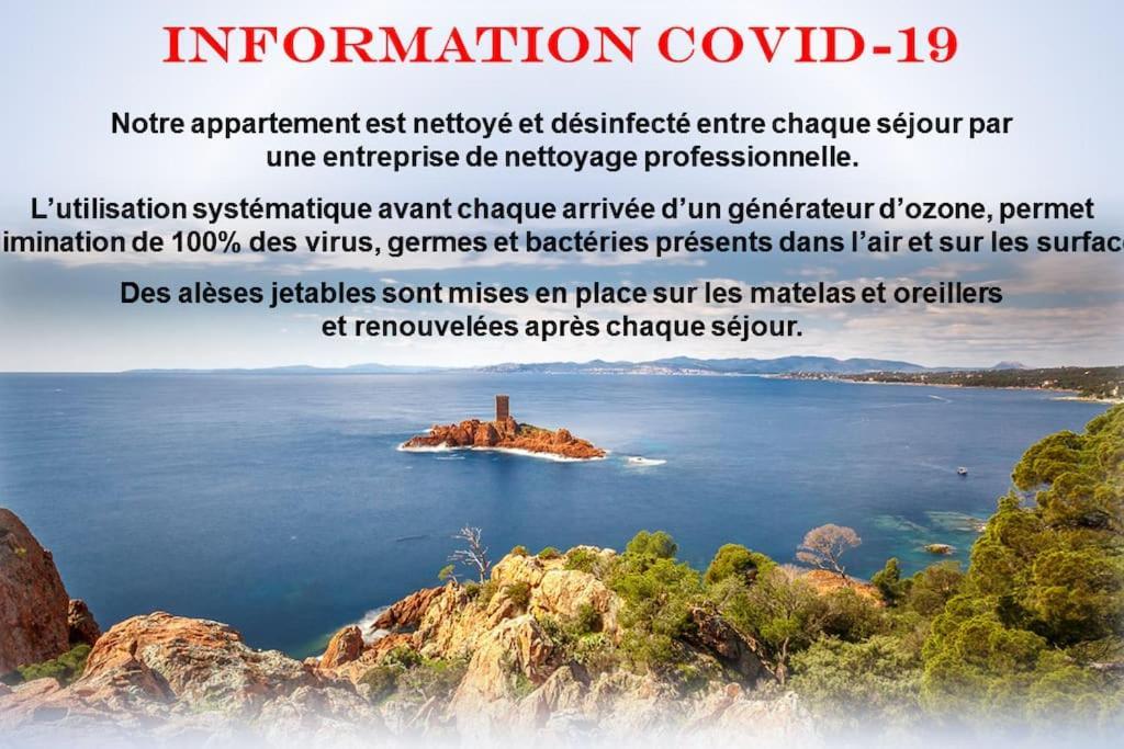 Port-Frejus, Le Paladien, Appartement 2 Pieces Climatise, Terrasse & Parking Zewnętrze zdjęcie
