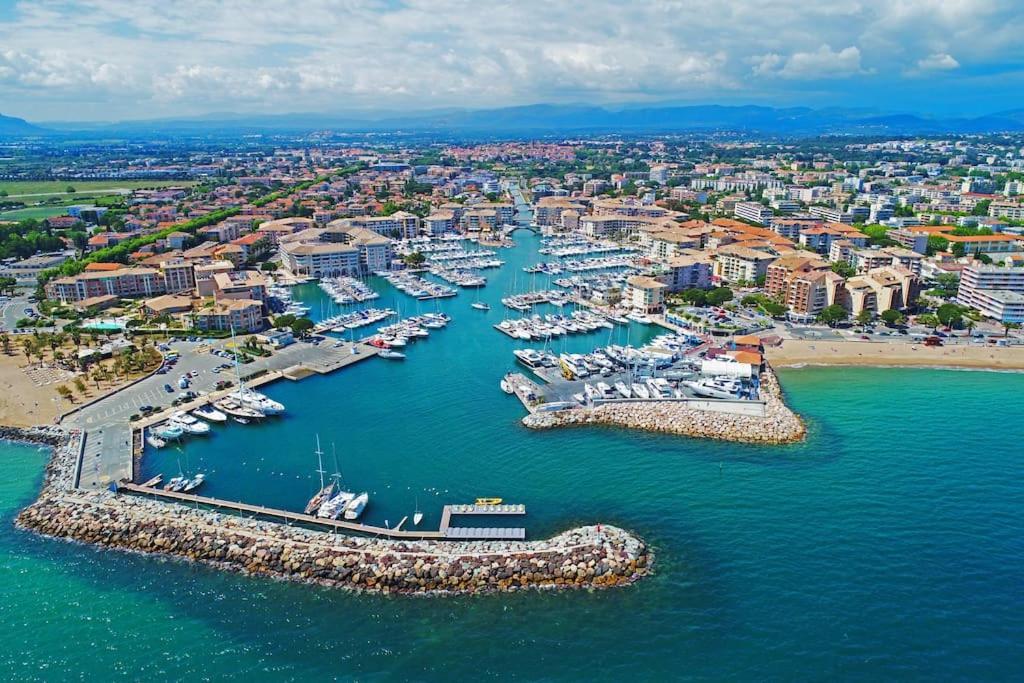 Port-Frejus, Le Paladien, Appartement 2 Pieces Climatise, Terrasse & Parking Zewnętrze zdjęcie