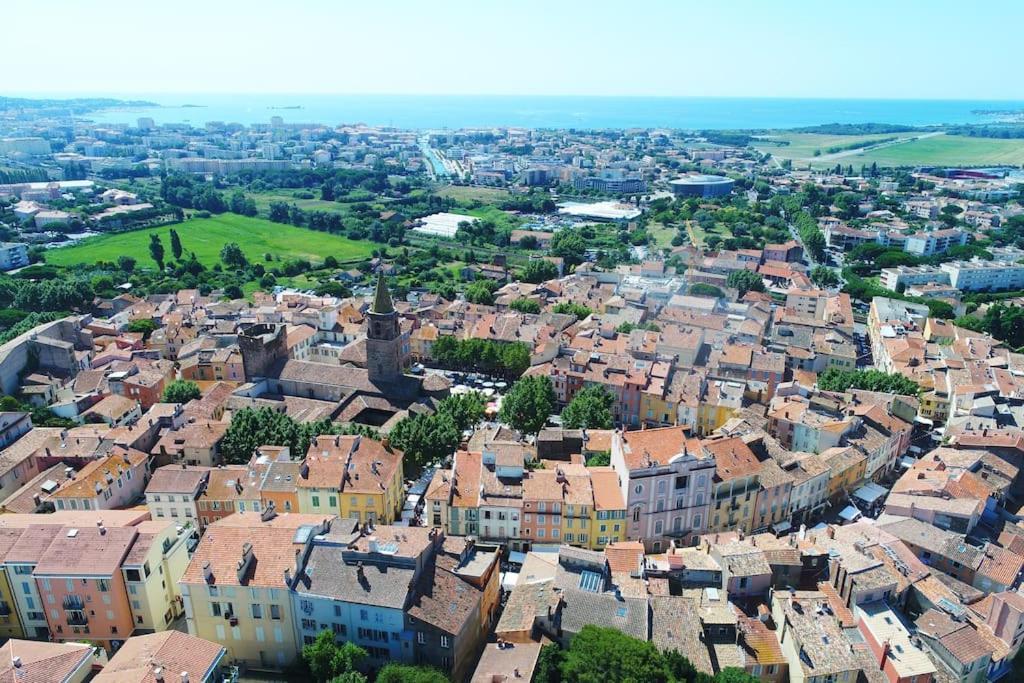 Port-Frejus, Le Paladien, Appartement 2 Pieces Climatise, Terrasse & Parking Zewnętrze zdjęcie