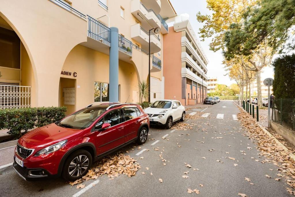Port-Frejus, Le Paladien, Appartement 2 Pieces Climatise, Terrasse & Parking Zewnętrze zdjęcie