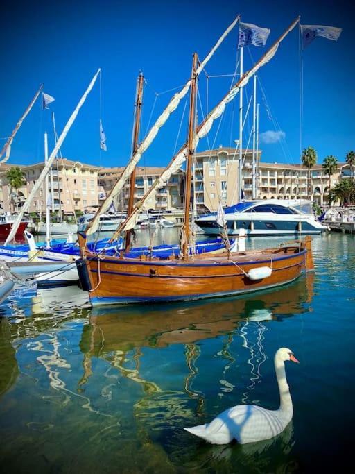 Port-Frejus, Le Paladien, Appartement 2 Pieces Climatise, Terrasse & Parking Zewnętrze zdjęcie
